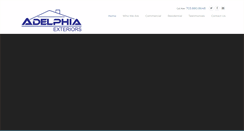 Desktop Screenshot of adelphiaexteriors.com